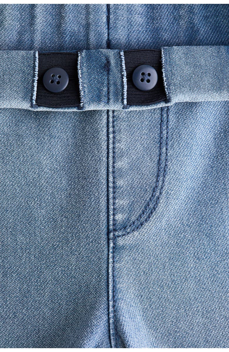 H&M Wide denim-look pants, Alternate, color, Light Denim Blue