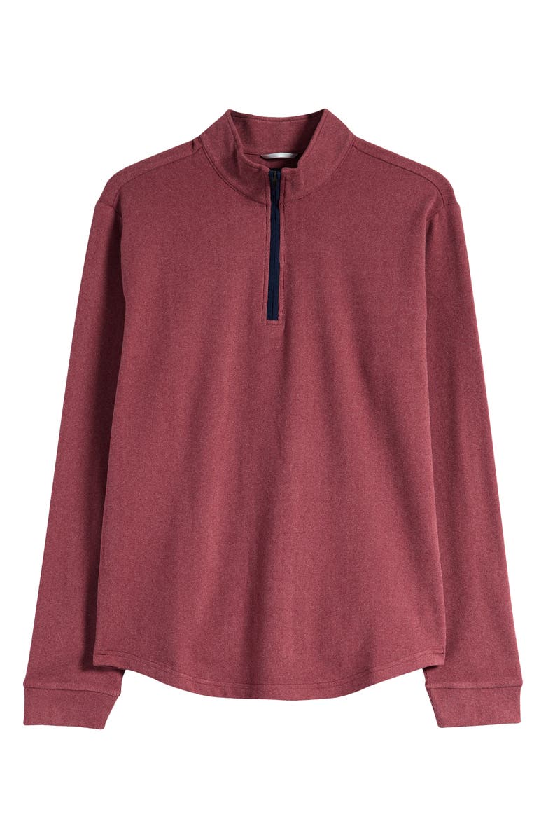 Swannies Emery Quarter Zip Golf Pullover, Alternate, color, Rhubarb