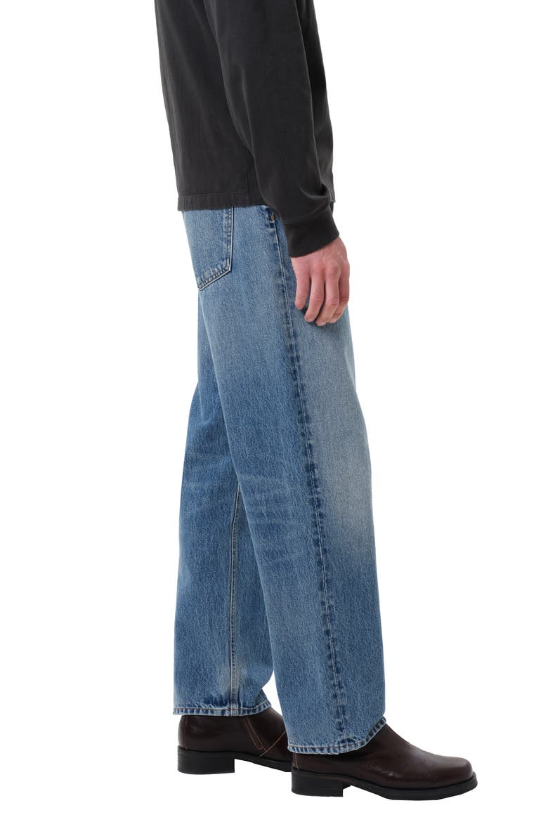 '90s Mid Rise Relaxed Straight Leg Jeans, Alternate, color, FRICTION