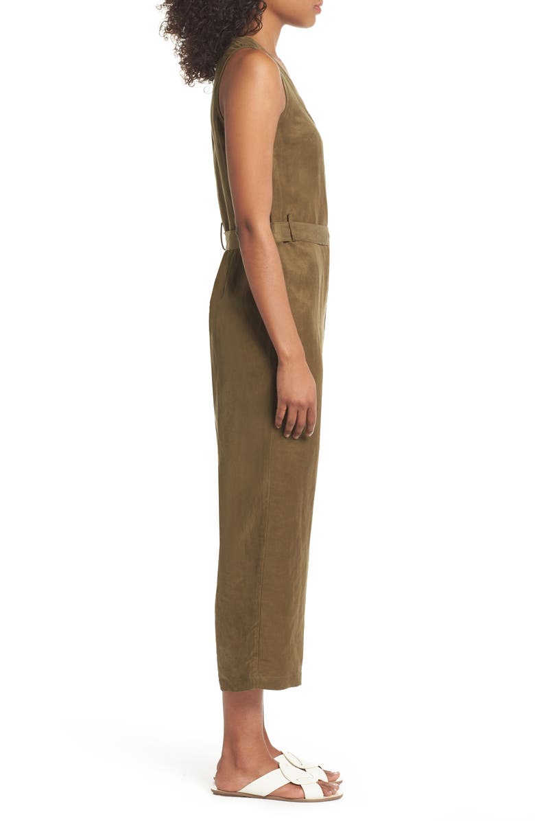 FIRST MONDAY Sleeveless V-Neck Jumpsuit, Alternate, color, 