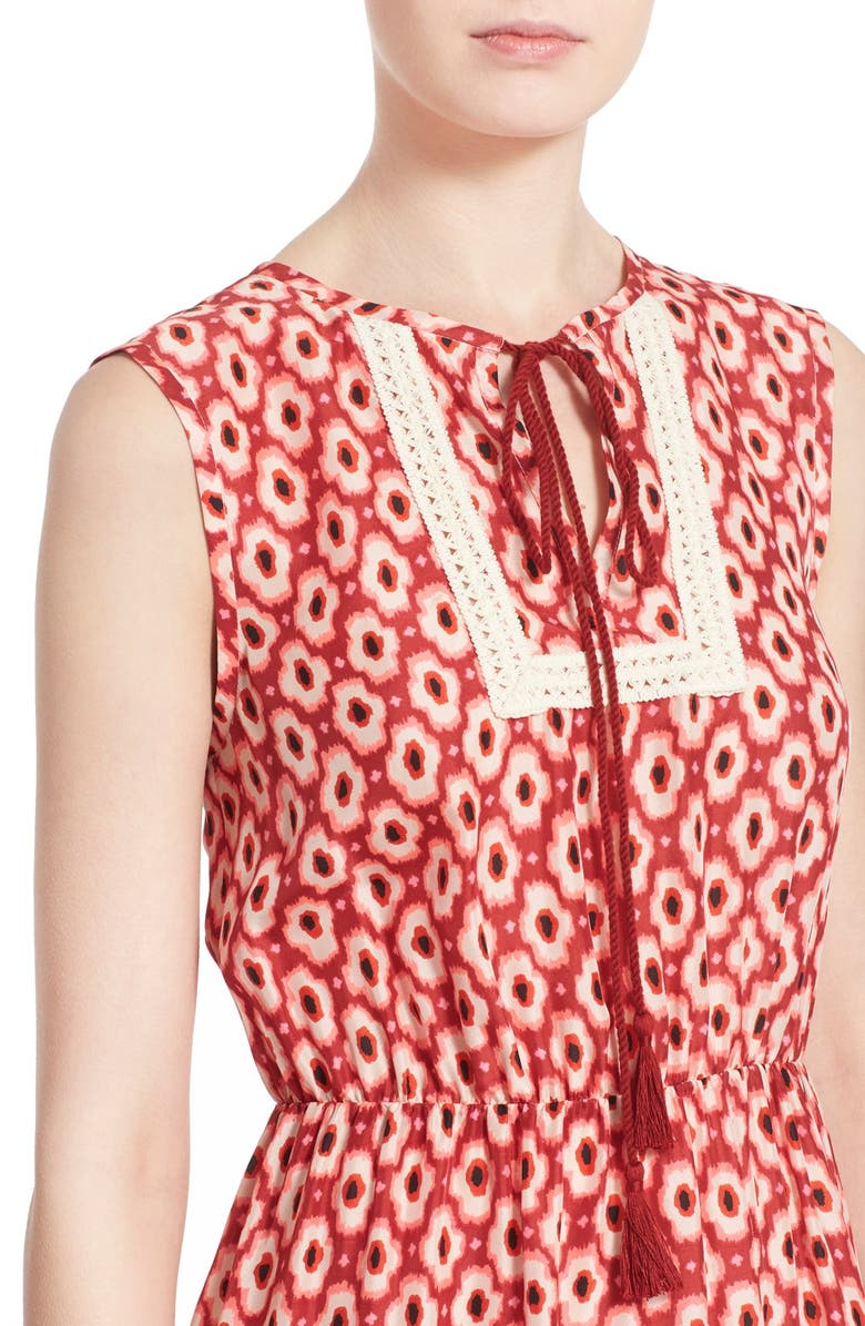 Kate Spade New York 'posy ikat' print dress, Alternate, color,