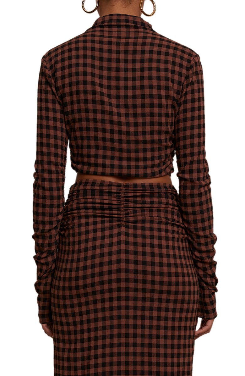 A.L.C. Oryn Ruched Crop Top, Alternate, color, 