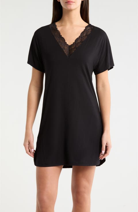 Moonlight Eco Lace Trim Nightshirt