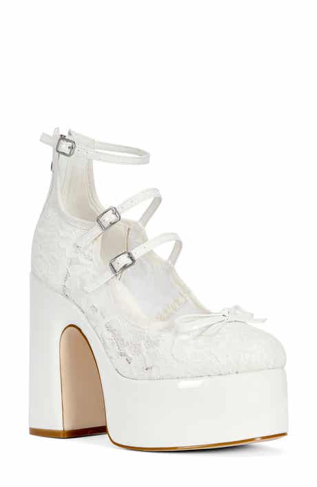 Sprout Platform Ankle Strap Pump