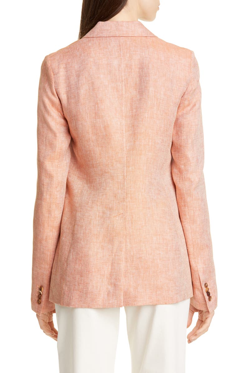 Lafayette 148 New York Atticus Linen Blazer, Alternate, color,