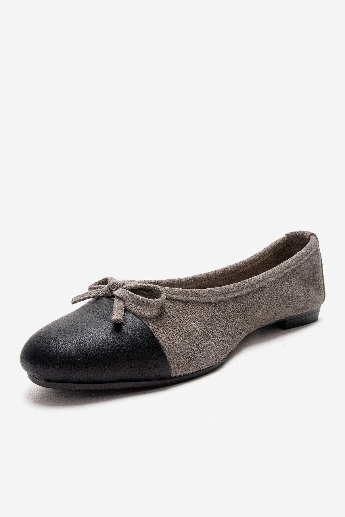 Boleo Leather Ballet Flat, Alternate, color, Grey Suede