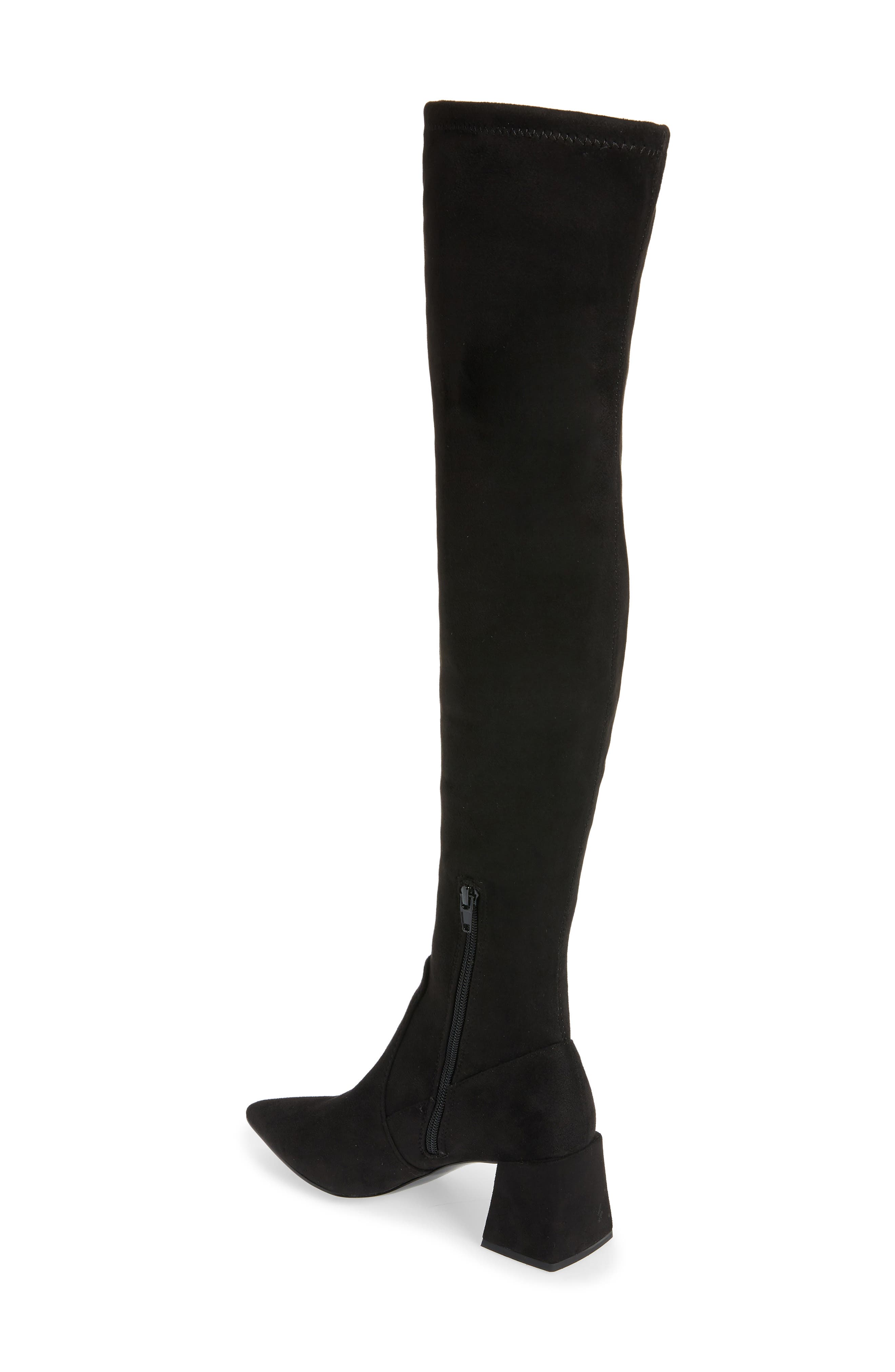 Shari Over the Knee Boot, Alternate, color, BLACK SUEDE