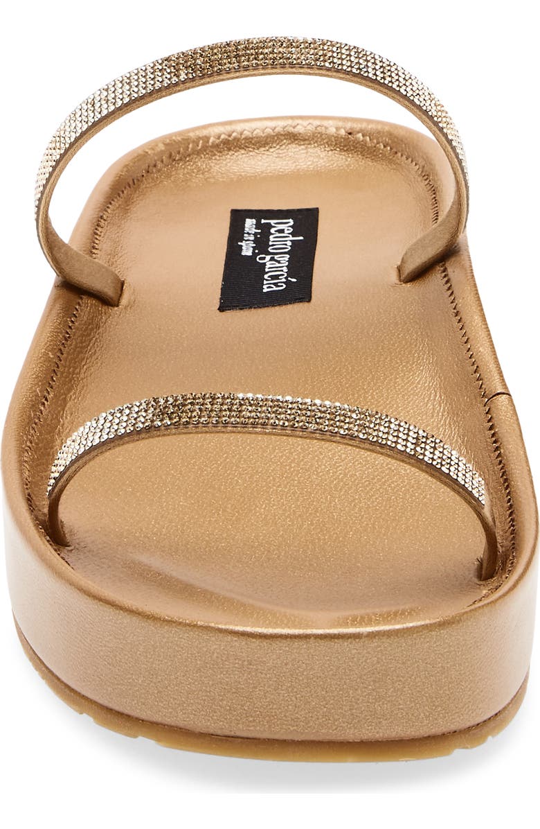Pedro Garcia Alania Slide Sandal, Alternate, color, Ore Satin