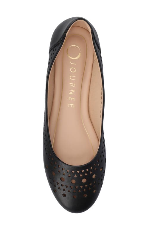 Journee Collection Kamrah Ballet Flat In Black Kamrah