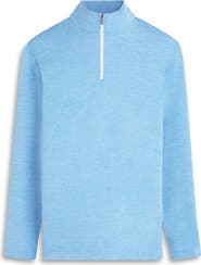 Bugatchi Quarter Zip Performance Pullover