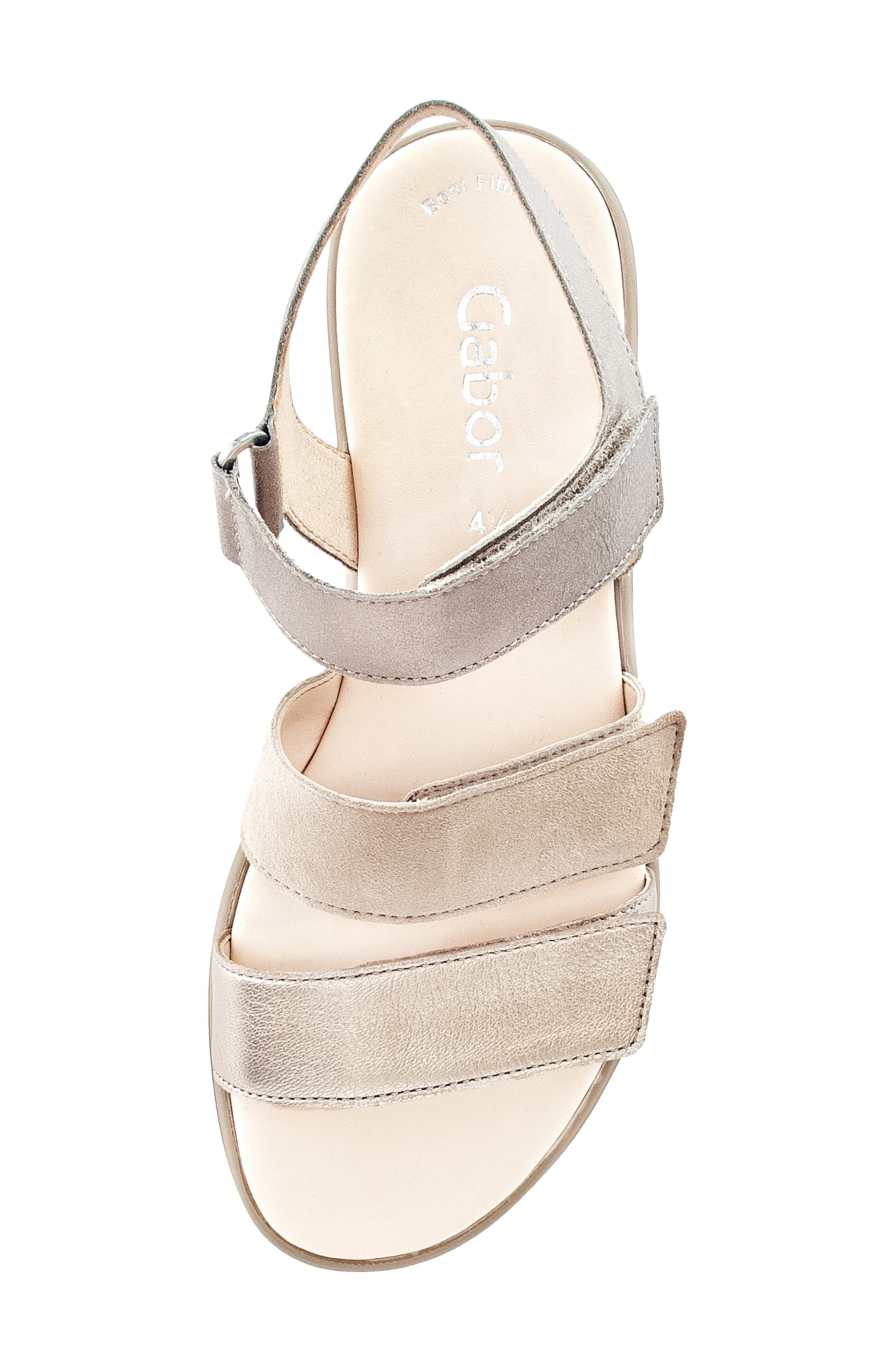 Gabor Strappy Wedge Sandal, Alternate, color, 