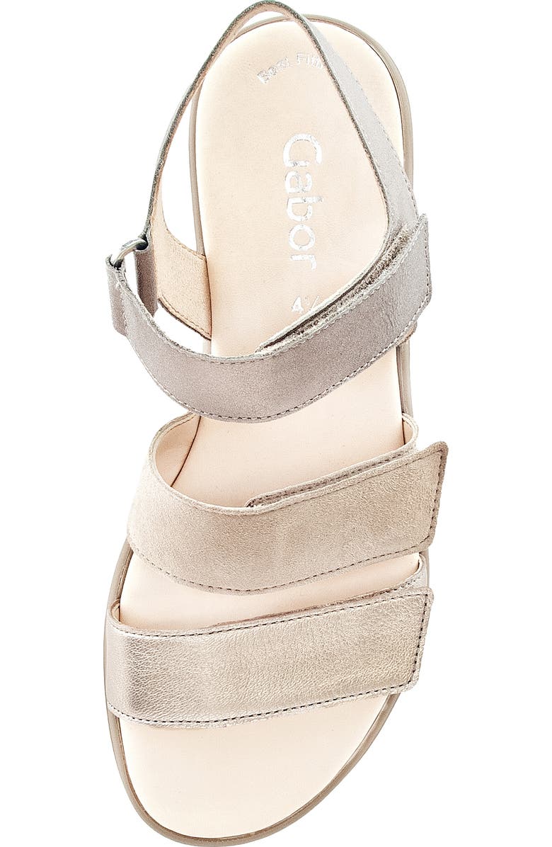 Gabor Strappy Wedge Sandal, Alternate, color,