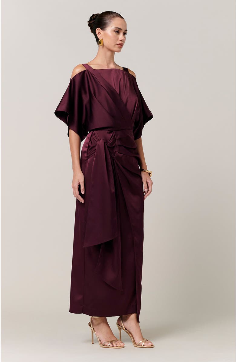 SAVEL Josylin Midi Dress, Alternate, color, Plum