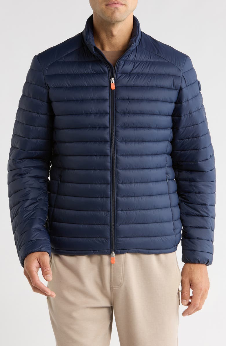 Save The Duck Francesco Packable Jacket, Main, color, Navy Blue