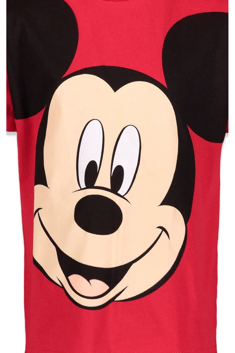 Mickey Mouse Short Sleeve T-Shirt, Alternate, color, Bright Red Mickey