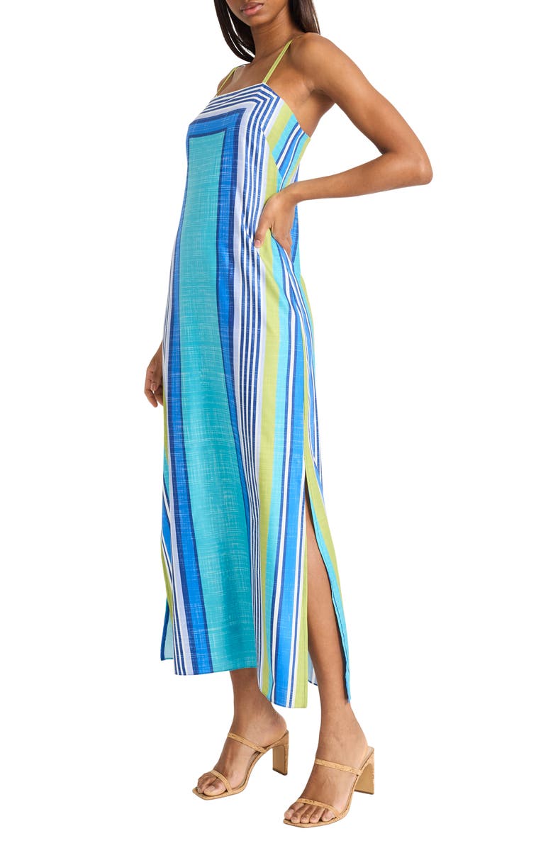 Donna Morgan Side Slit Maxi Dress, Alternate, color,
