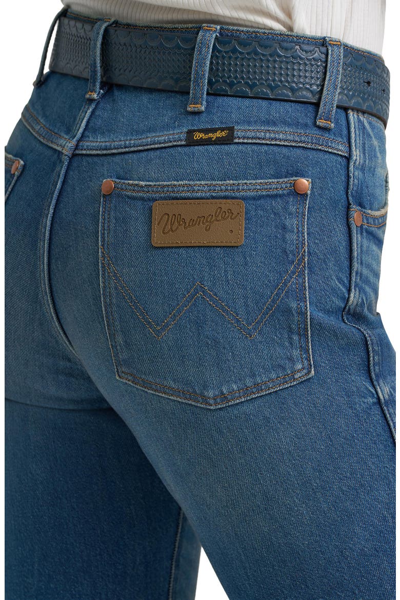 Wrancher High Waist Bootcut Jeans, Alternate, color, FLOWER CHILD