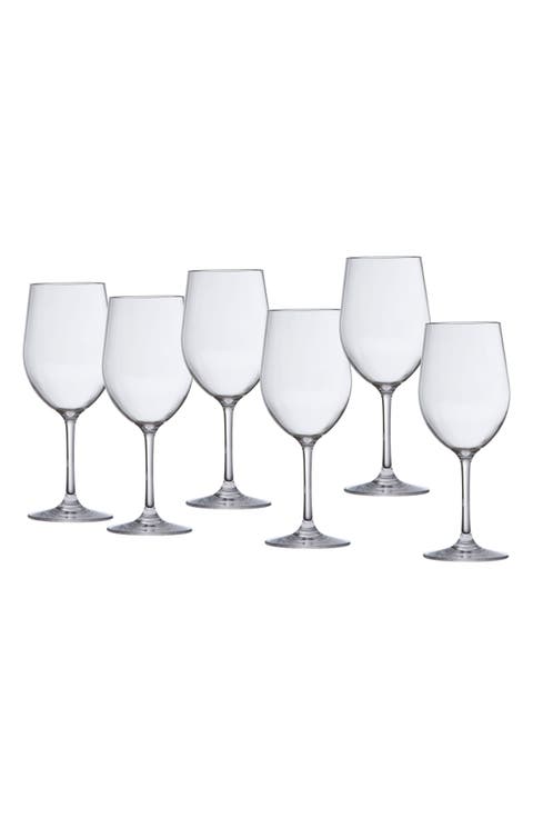 Set of 6 Outdoor Wine Glasses