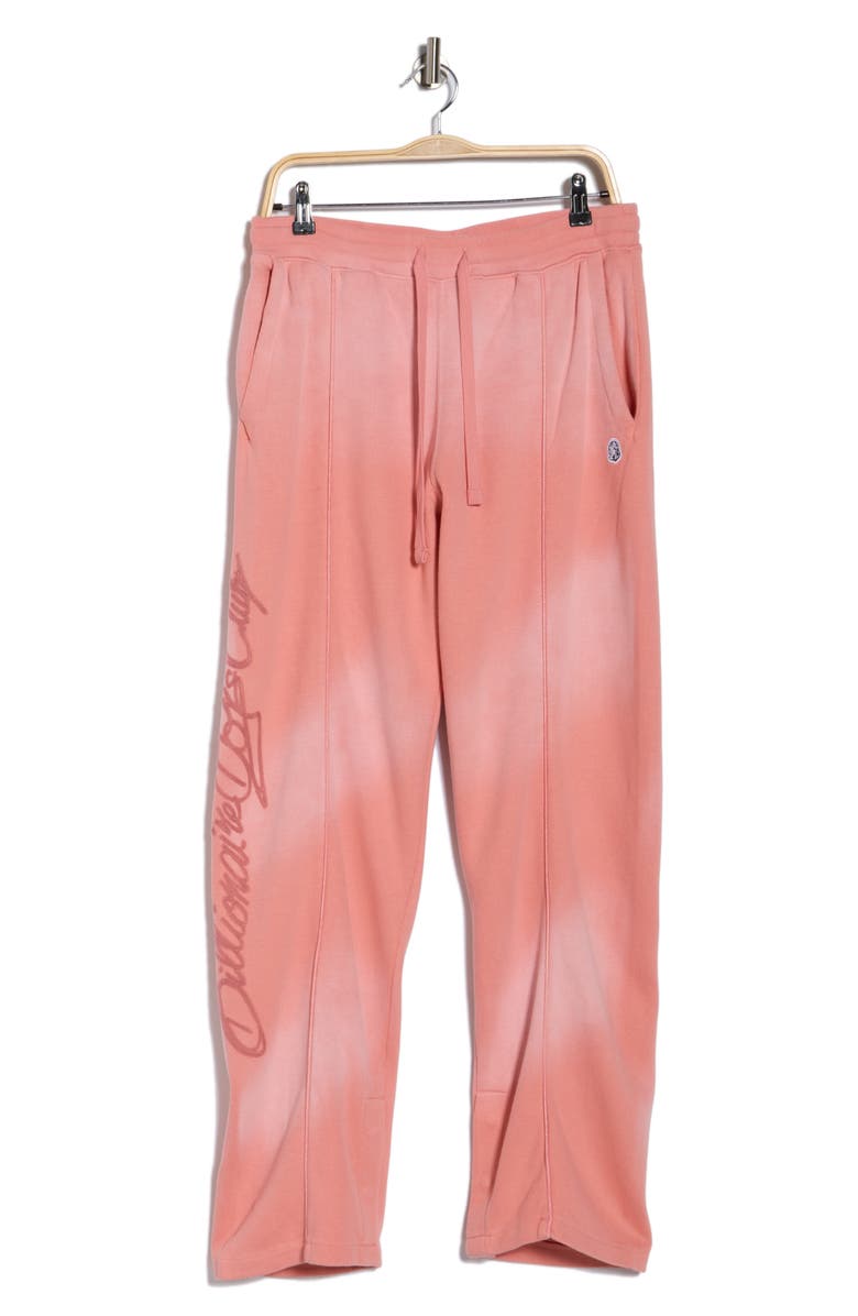 Billionaire Boys Club Dust Cotton Sweatpants, Alternate, color, Peach Blossom
