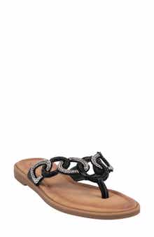 GOOD CHOICE NEW YORK Vania Embellished Flip Flop