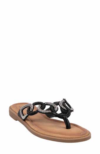 GOOD CHOICE NEW YORK Vania Embellished Flip Flop