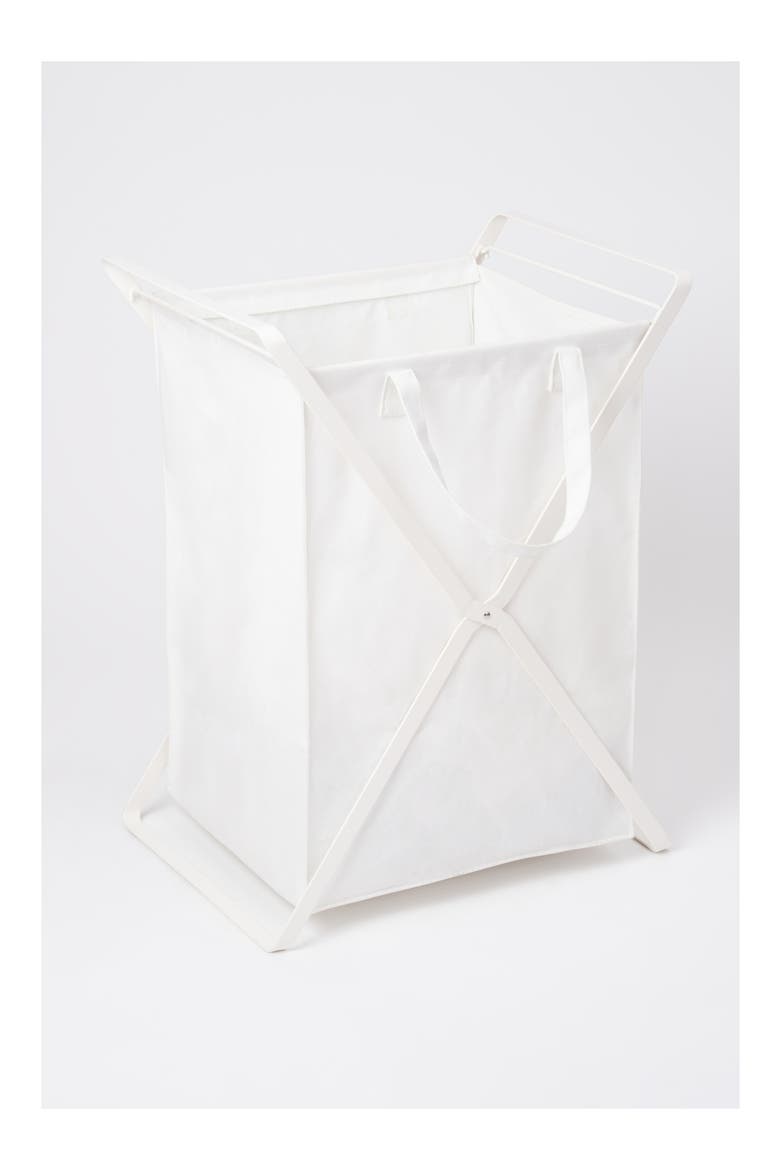 Laundry Hamper, Alternate, color, WHITE
