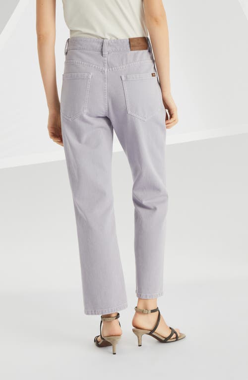Brunello Cucinelli Flared Jeans In Lilac
