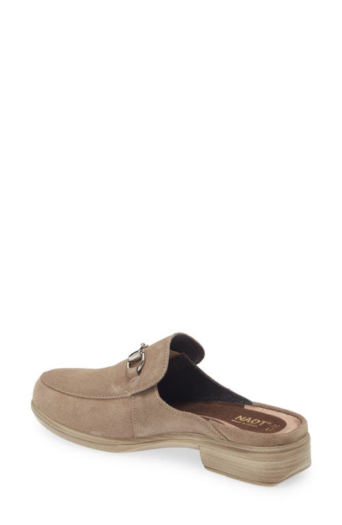 Naot Halny Mule In Almond Suede