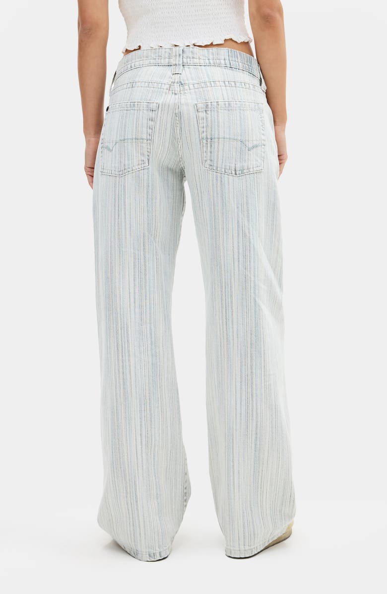 BDG Urban Outfitters Kayla Stripe Wide Leg Jeans, Alternate, color,