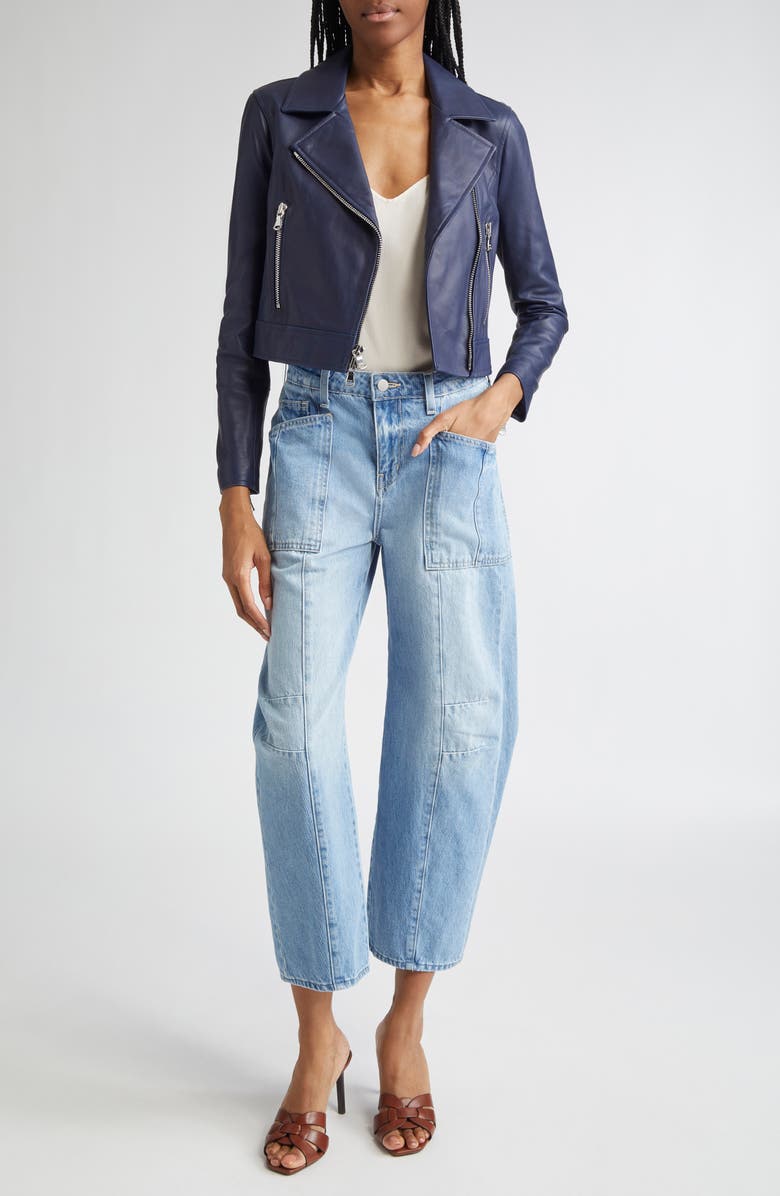 L'AGENCE Cody High Waist Rodeo Jeans, Alternate, color, Cristo