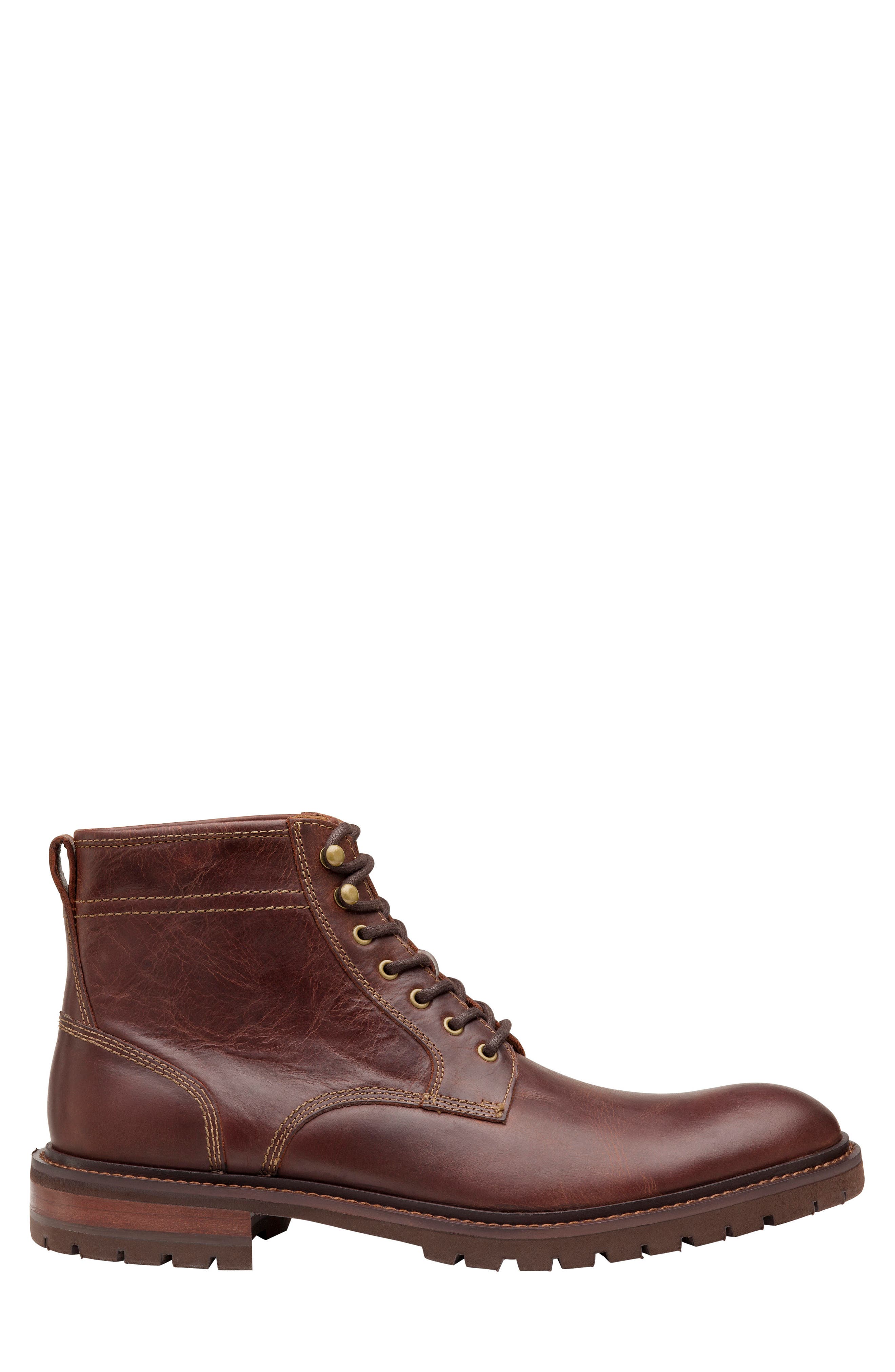 Johnston & Murphy Barrett Water Resistant Boot, Alternate, color, Mahogany