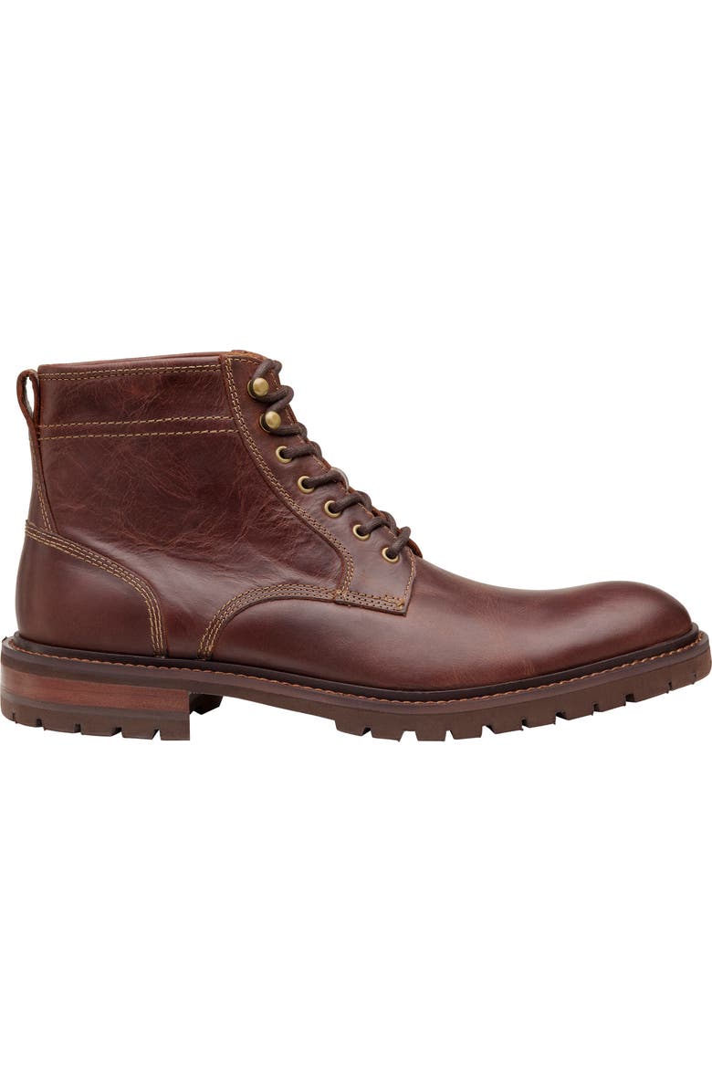 Johnston & Murphy Barrett Water Resistant Boot, Alternate, color, Mahogany