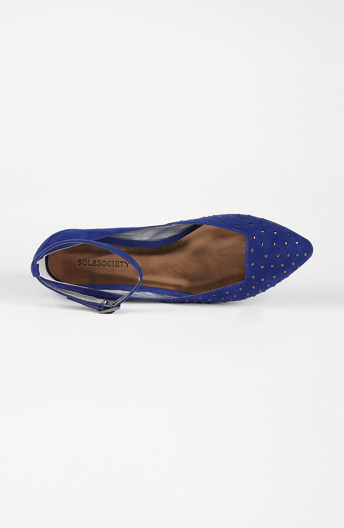 'Katarina' Flat, Alternate, color, COBALT/ SILVER