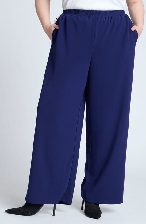 Women's Pack of 2 Track Pants-Navy and Light Grey-StyleStone main image 1