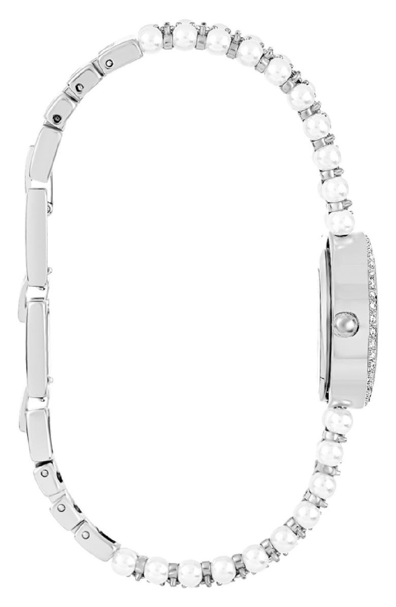 Danecraft Mother-of-Pearl Quartz Bracelet Watch, 25mm, Alternate, color, Silver