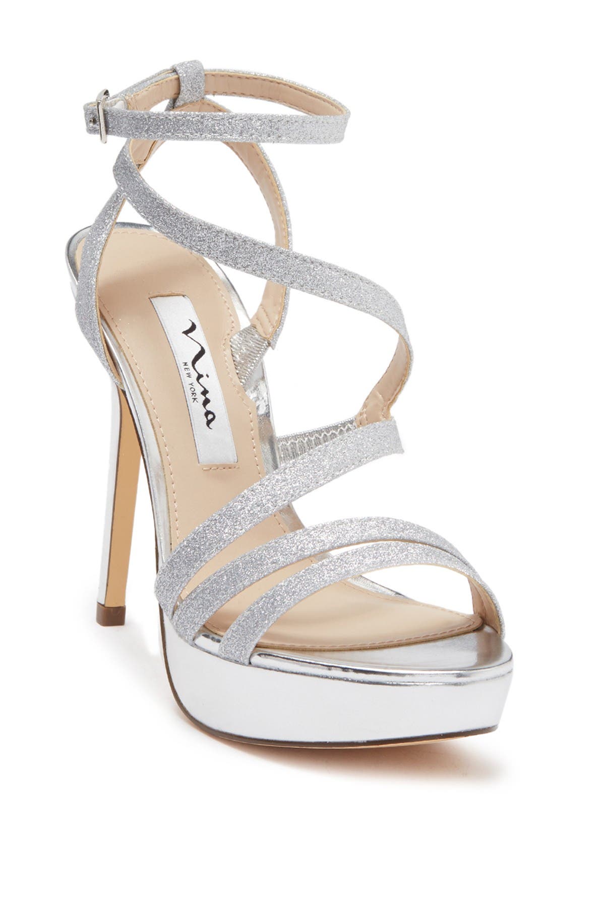 Nina Saraya Angled Strap Platform Sandal (Women) | Nordstromrack