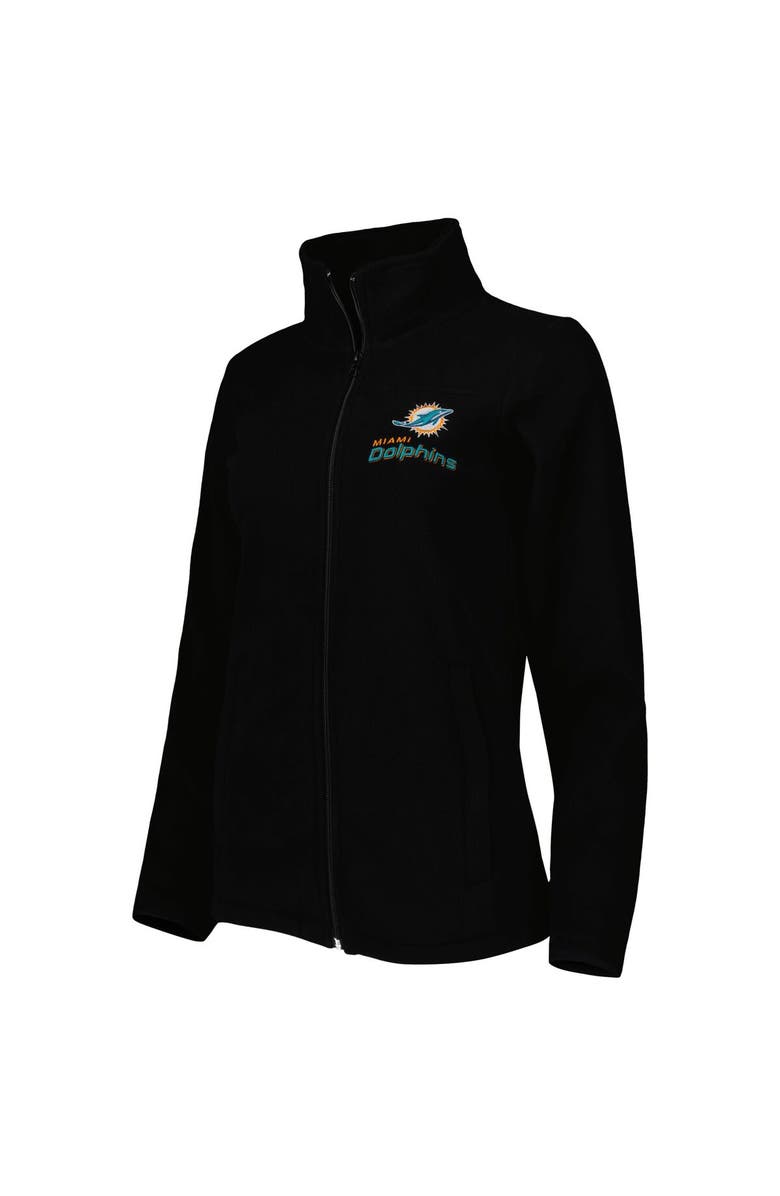 DUNBROOKE Women's Dunbrooke Black Miami Dolphins Hayden Polar Full-Zip Jacket, Alternate, color, 