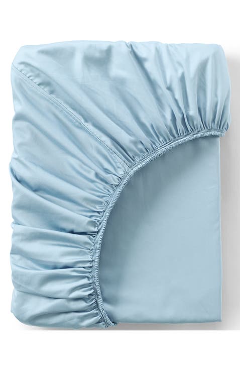 417 Thread Count Premium Supima Cotton No Iron Sateen Fitted Bed Sheet