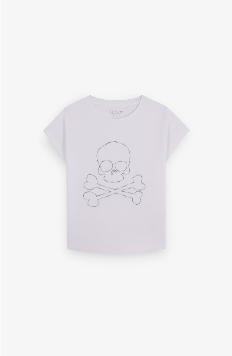 Scalpers Shinnyskulltee Girls, Main, color, White