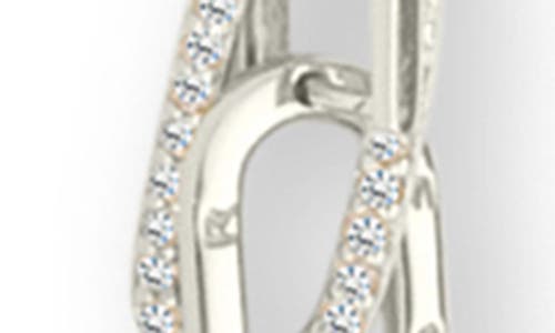 Sterling Forever Fenella Interlocking Cubic Zirconia Pendant Necklace In Silver
