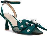 Betsey Johnson Mark Ankle Strap Mesh Pump