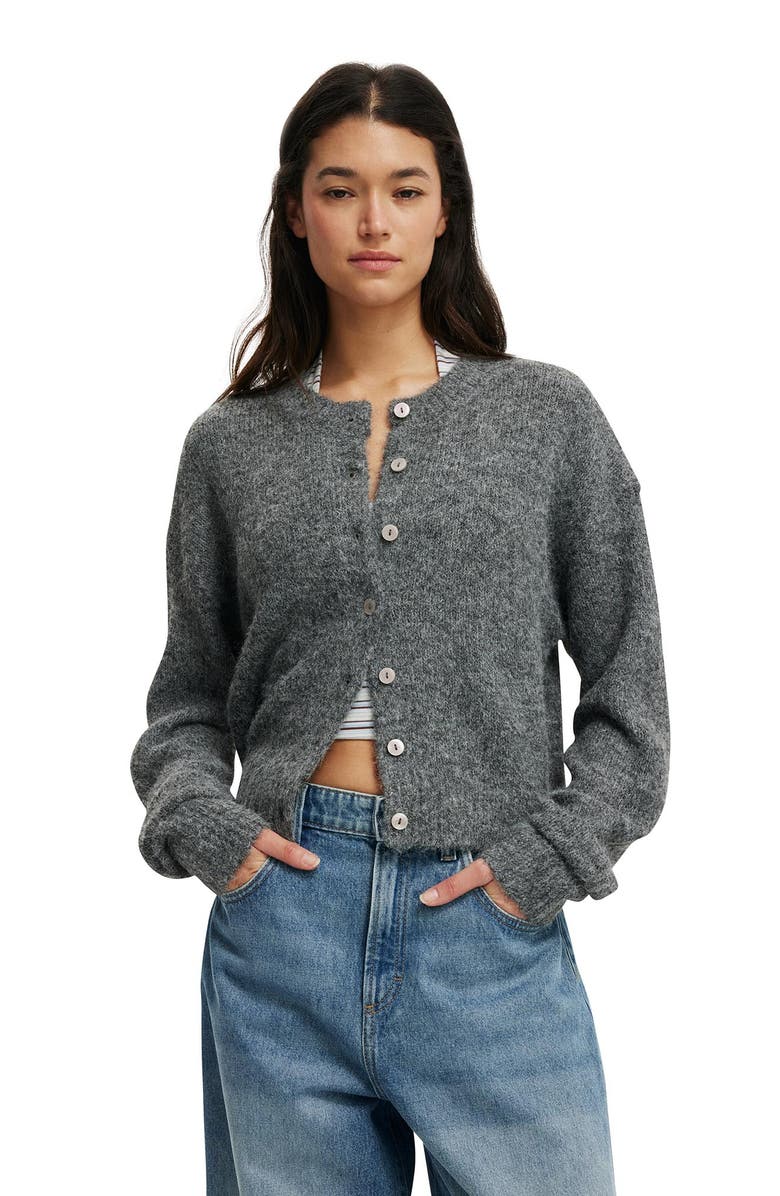 Cotton On Women's Lofty Luxe Crew Cardigan, Main, color,