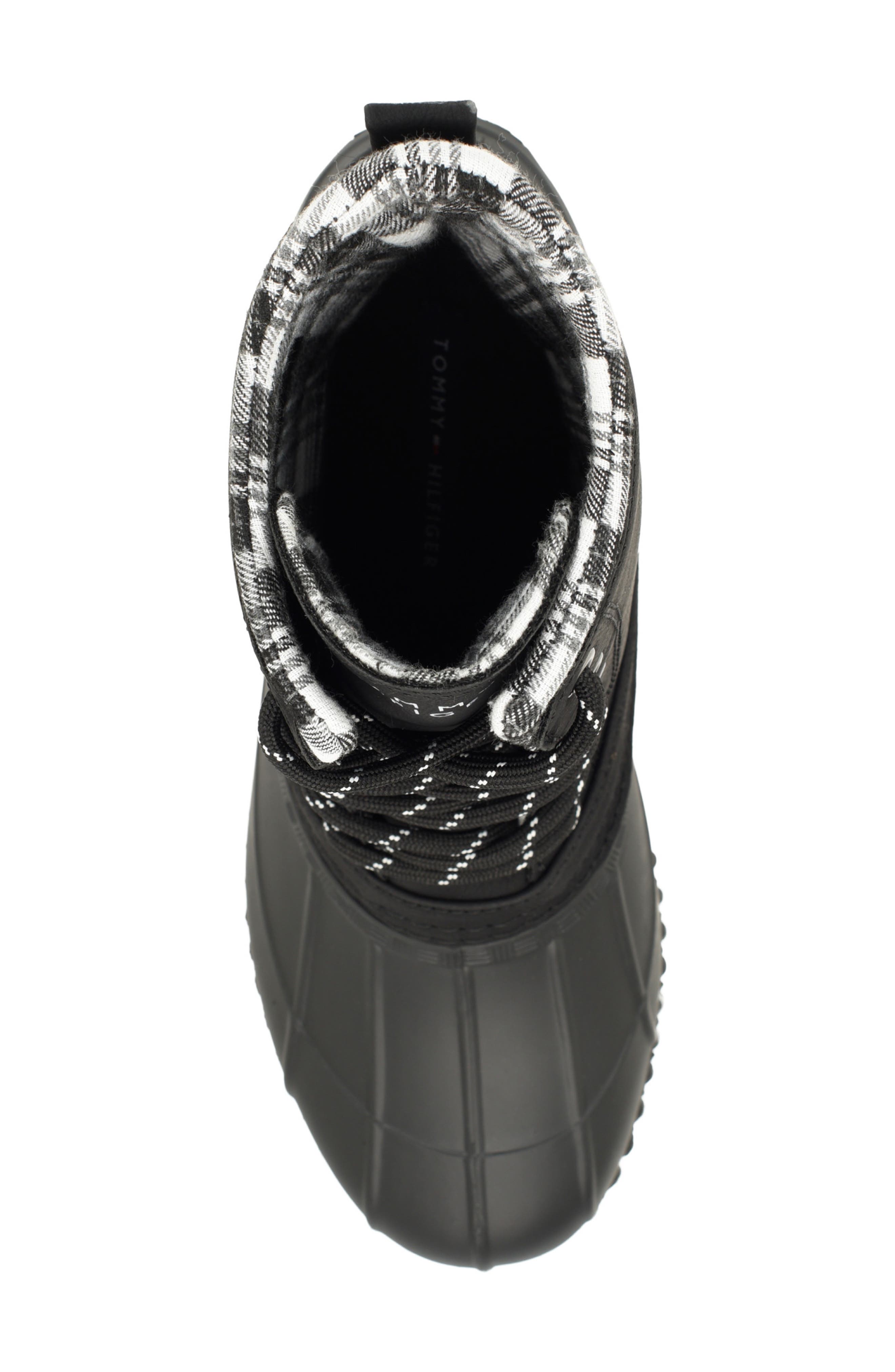 Rillina Duck Boot, Alternate, color, BLACK