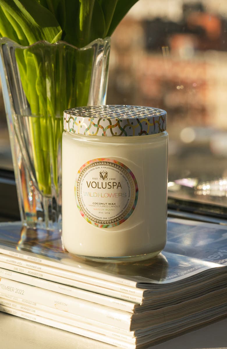 Voluspa Wildflowers Large Jar Candle, Alternate, color, Wildflowers