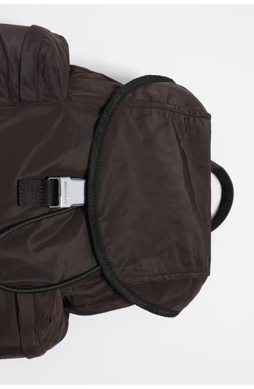 Bimba Y Lola Large Drawstring Buckle Backpack In Black
