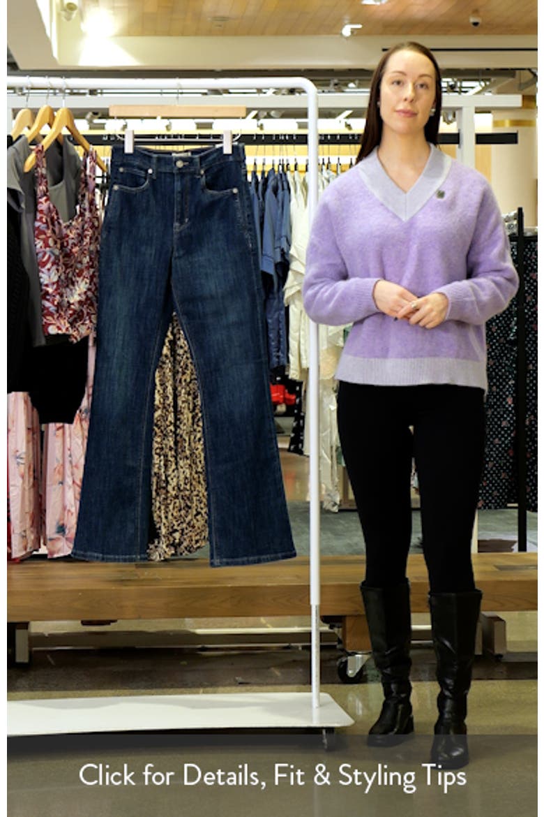 Double Knot High Waist Straight Leg Jeans video