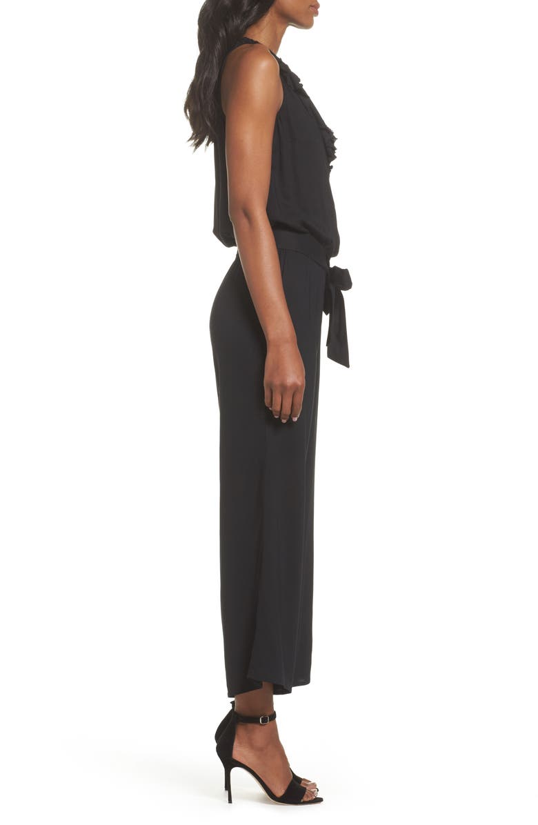 PAIGE Paletta Ruffle Neck Jumpsuit, Alternate, color, 