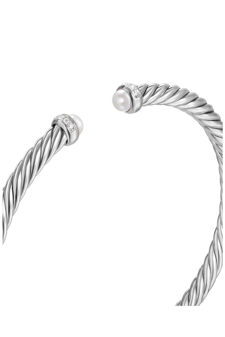 Classic Cablespira® Bracelet, 4mm, Alternate, color, PEARL