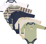 Luvable Friends Cotton Long-sleeve Bodysuits