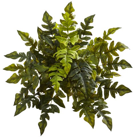 24-in Holly Fern Artificial Plant (Set of 2)